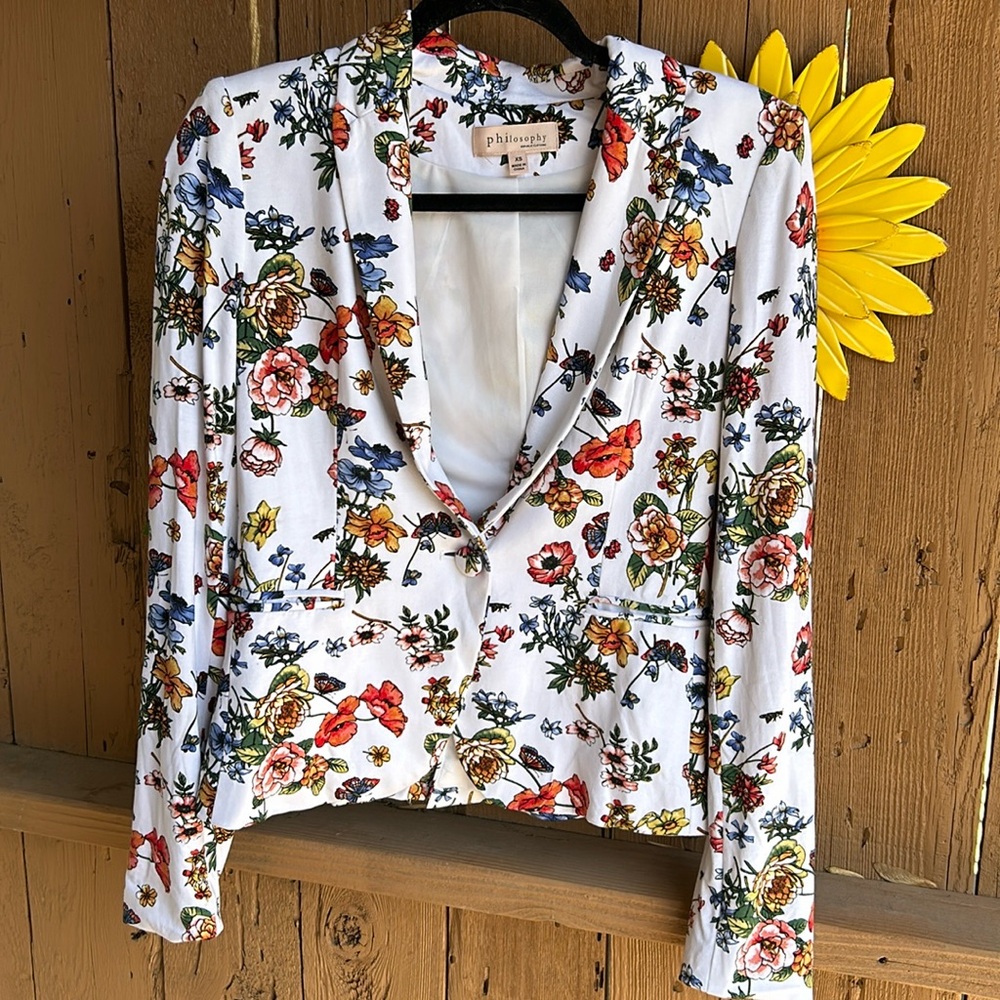 Floral Blazer